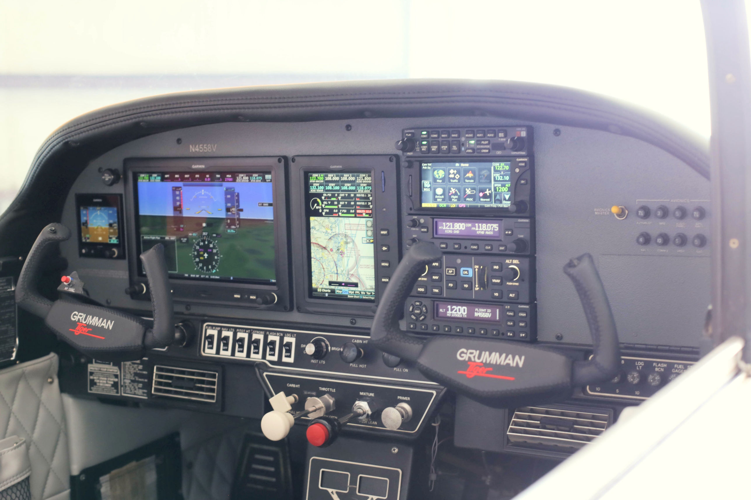 grumman aa5 garmin g3x avionics panel upgrade