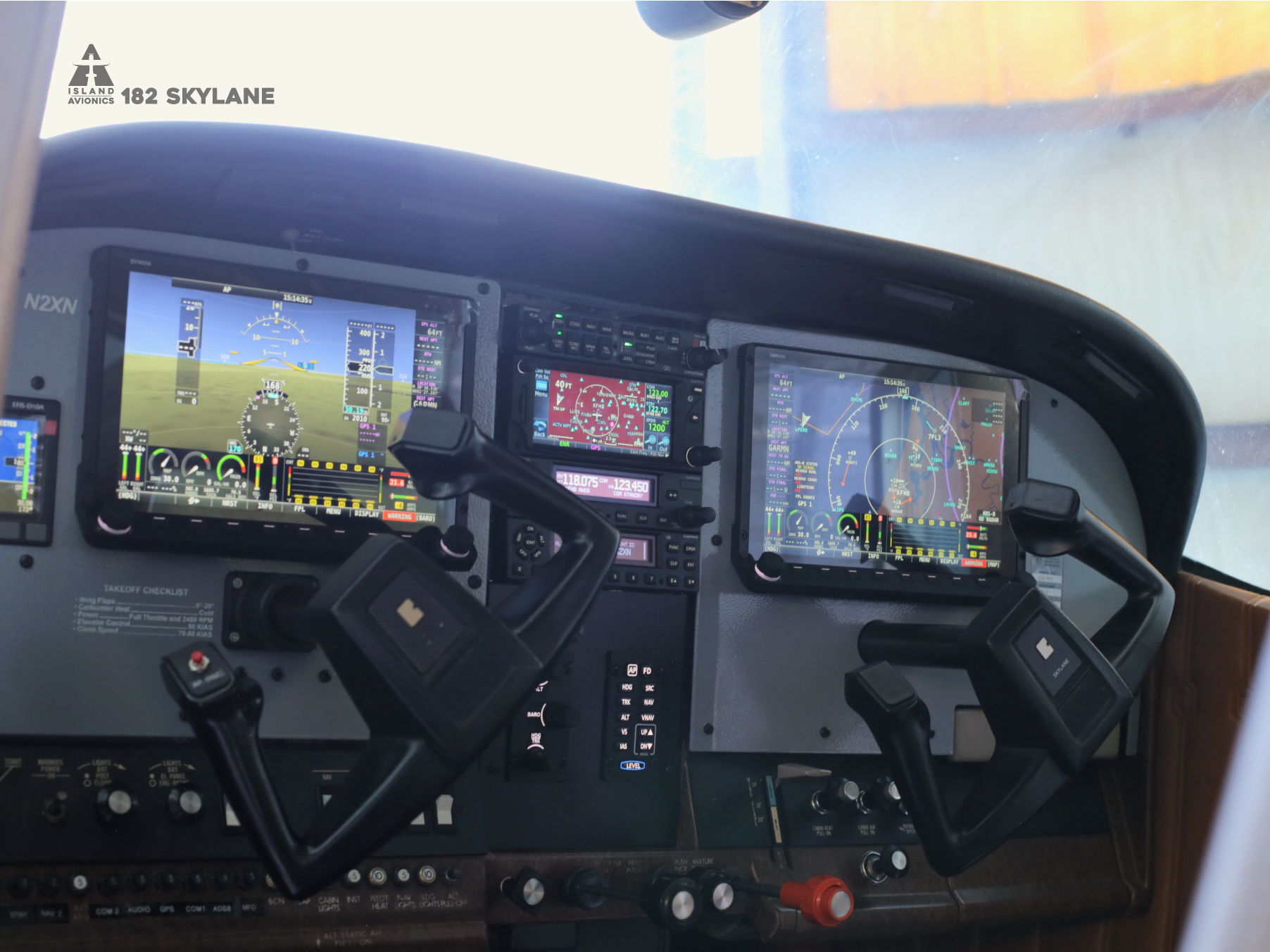 cessna 182 dynon skyview hdx