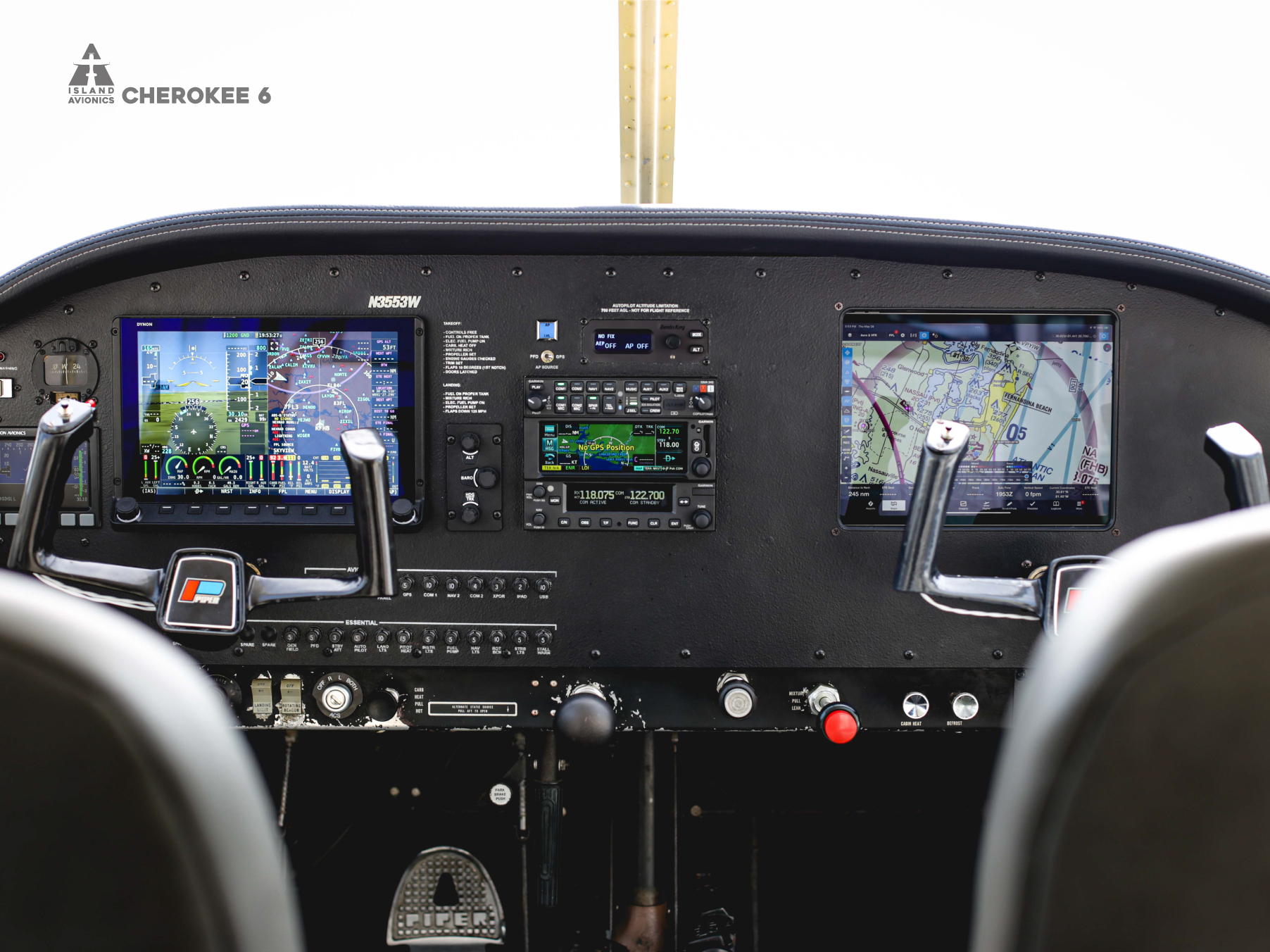piper cherokee 6 dynon skyview hdx panel upgrade